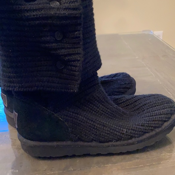 UGG Black Classic Cardy Boot - Fantastic condition - Picture 4 of 12